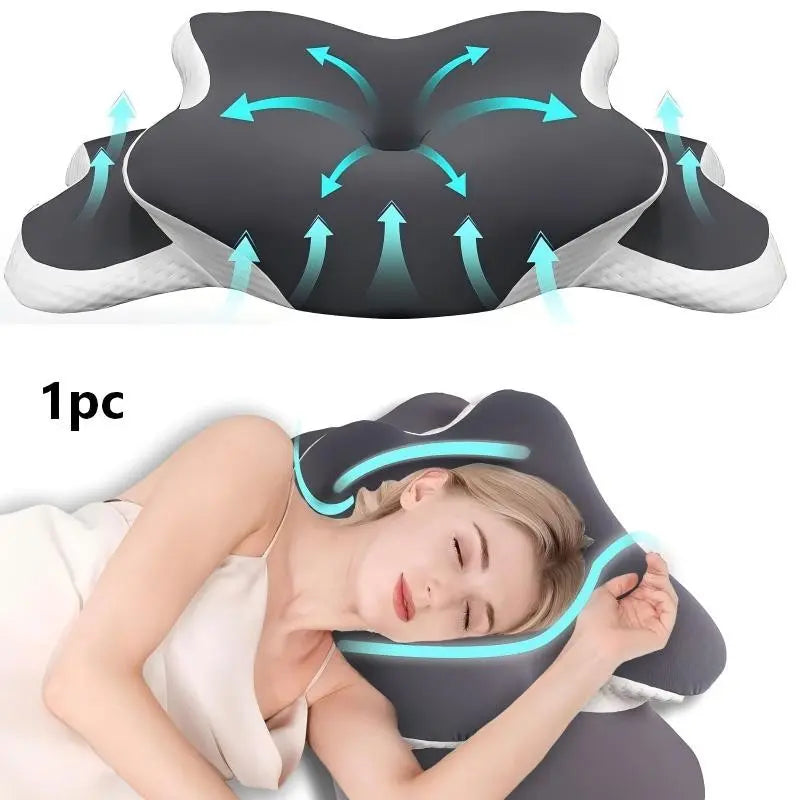 BioSleep™ Cervical Memory Foam Pillow – Ergonomic Neck Support